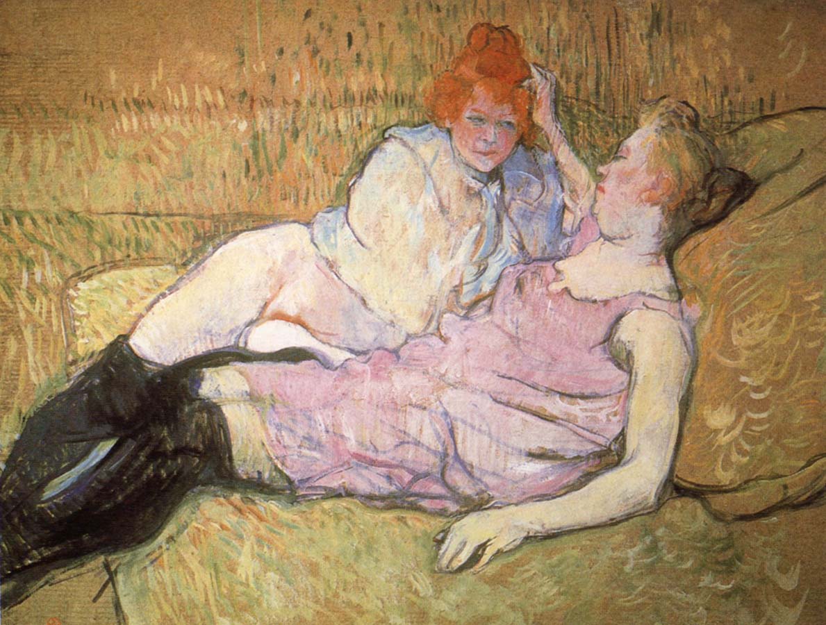 Henri de toulouse-lautrec The Sofa